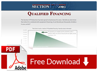 PDF Download Button for Qualified Financing Information